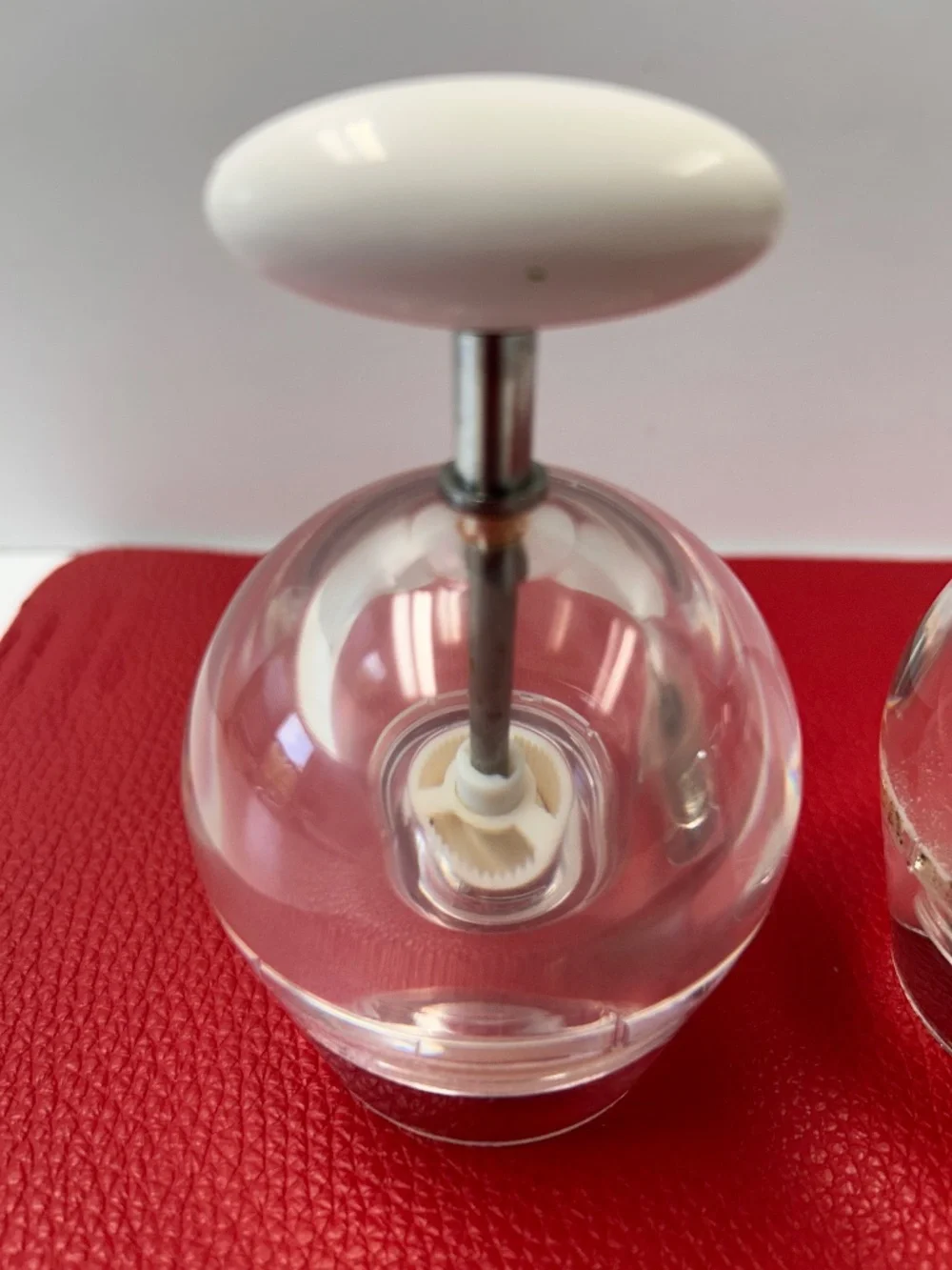 Vintage Bodum Peppino Salt & Pepper Grinders Danish Modern Acrylic Mill Set